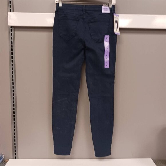 Buffalo David Bitton Navy Skinny Pant Size 4 NWT High Rise Stretch Casual - Picture 2 of 5